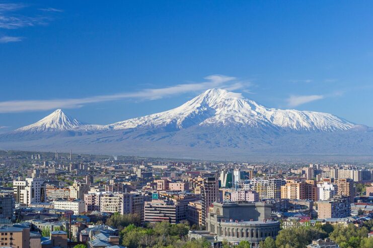 Is Ararat visible from Yerevan