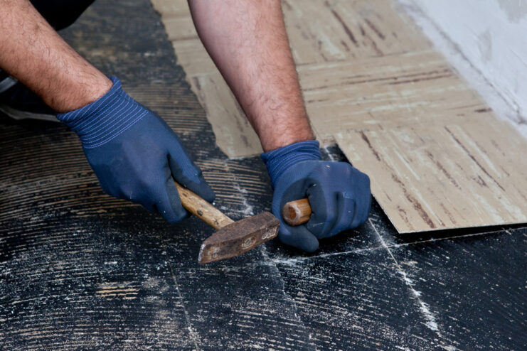 Removing Tiles from Concrete Floor