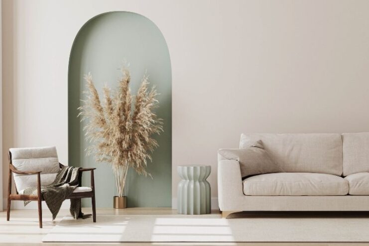 Feng Shui Living Room White And Green